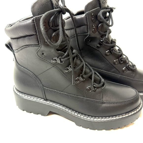 Calvin Klein Women's Black Leather Boots - Picture 5 of 9